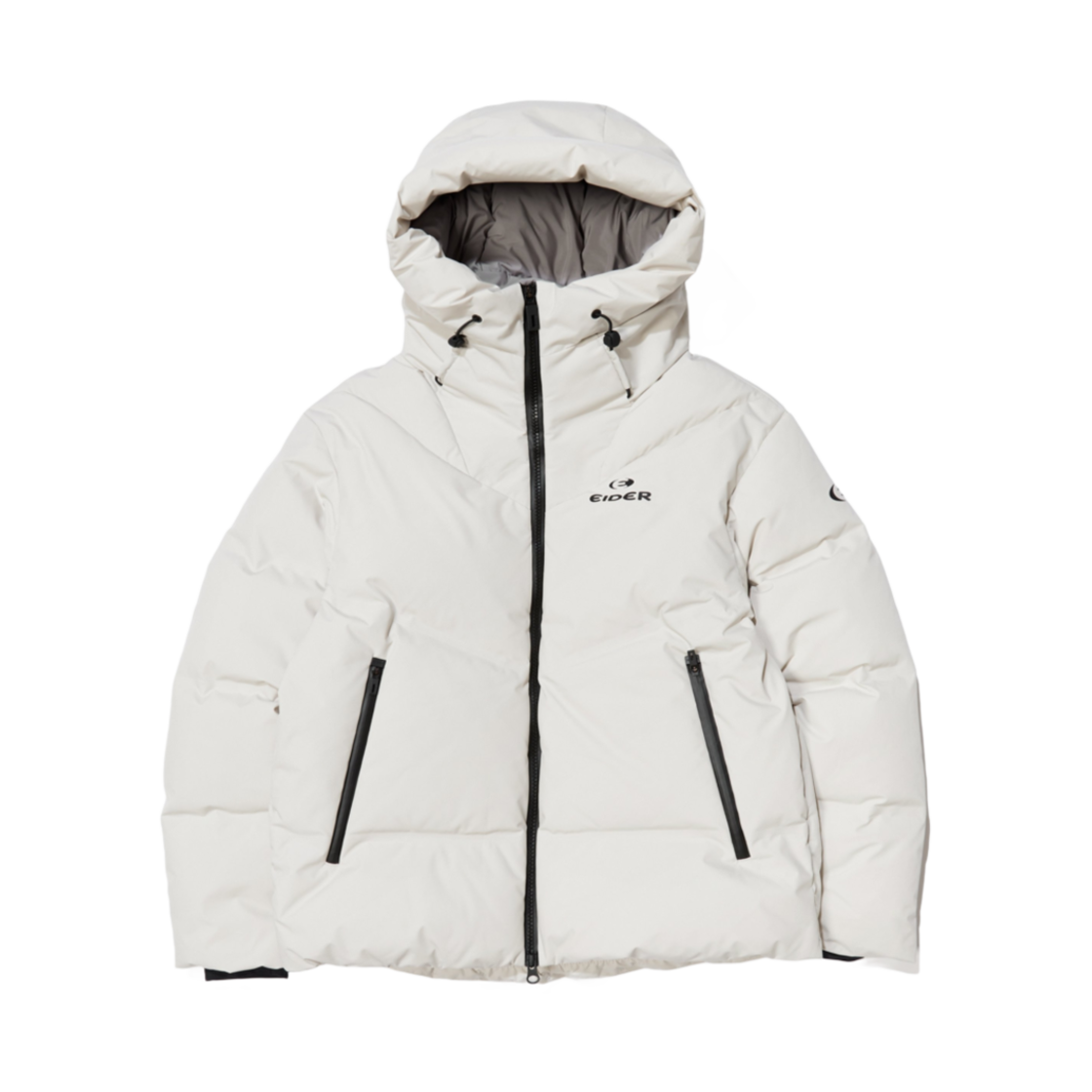 (W) 아이더 써큘라트 테크니컬 푸퍼 다운 자켓 오트밀 그레이((W) Eider Circulart Technical Puffer Down Jacket Oatmeal Grey) - 1