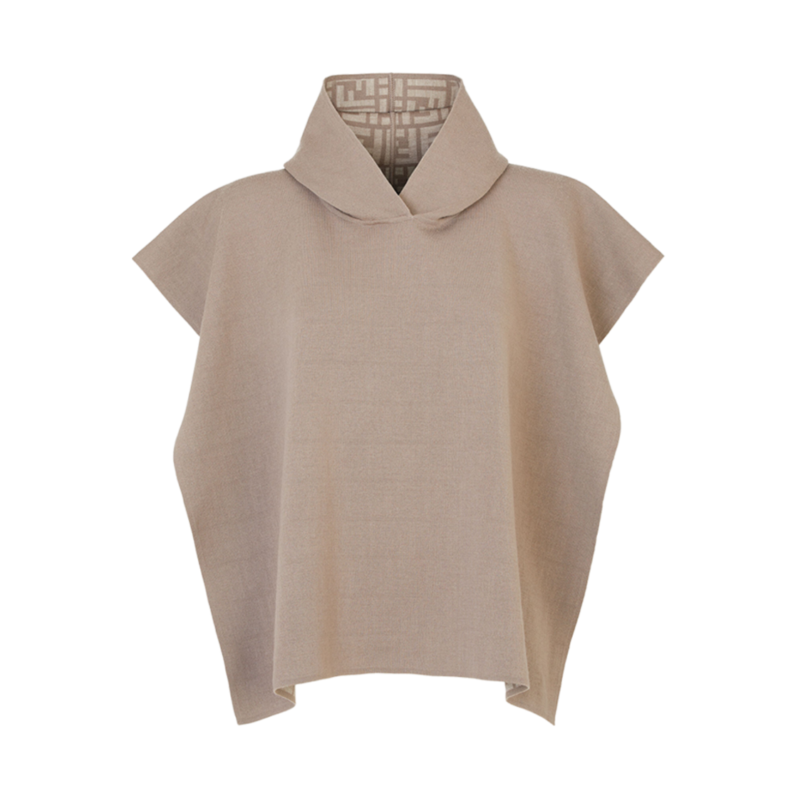 FXX781AOJ8F0QD3 (W) Fendi Wool Poncho Grey