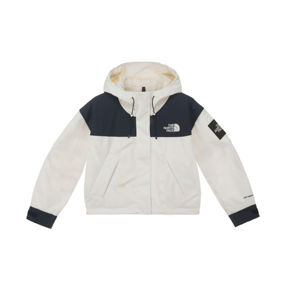 (W) 노스페이스 화이트 라벨 베이든 크롭 자켓 크림((W) The North Face White Label Vaiden Crop Jacket Cream) - 1