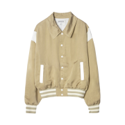Birthdaysuit Satin Stadium Jacket Beige