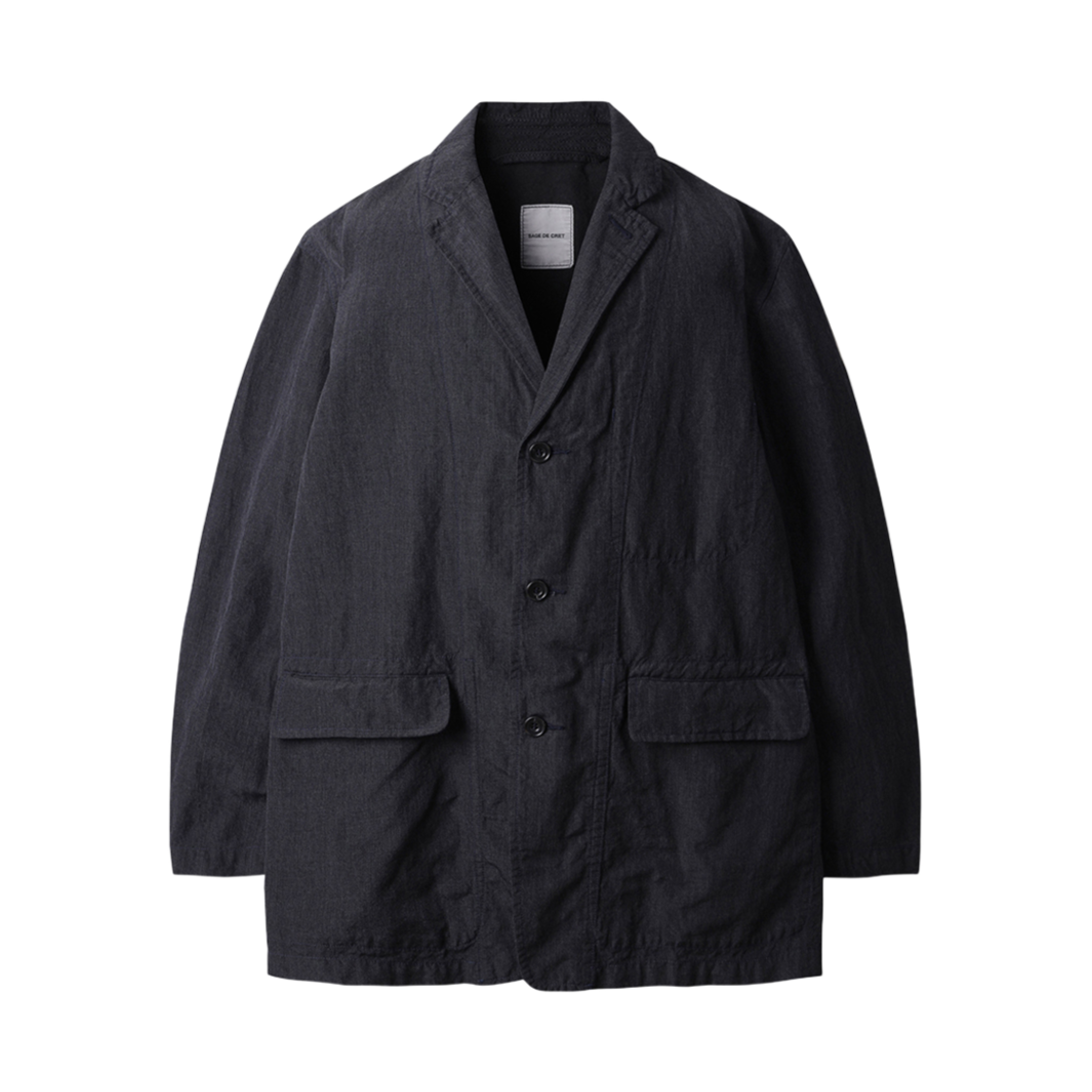 시리즈 울 린넨 커버올 자켓 차콜(Series Wool Linen Coverall Jacket Charcoal) - 1