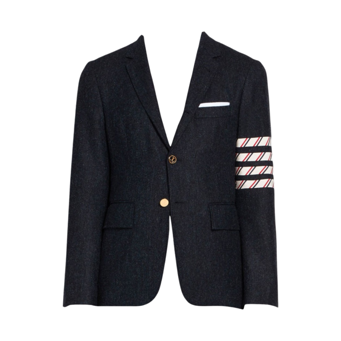 톰브라운 사선 도네갈 트위드 스포츠 코트 블루(Thom Browne 4-Bar Donegal Tweed Sport Coat Blue) - 1
