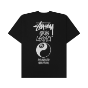 Stussy x Our Legacy Work Shop 8 Ball Pigment Dyed Yin Yang T-Shirt Black