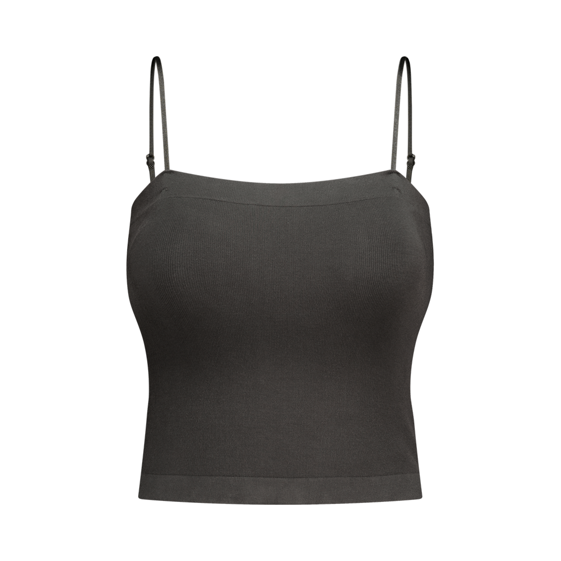 H251WLSUW030CH HDEX Cotton Modal Light Crop Bra Top Charcoal