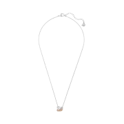 (W) Swarovski Iconic Swan Pendant Small Brass Rhodium Plated