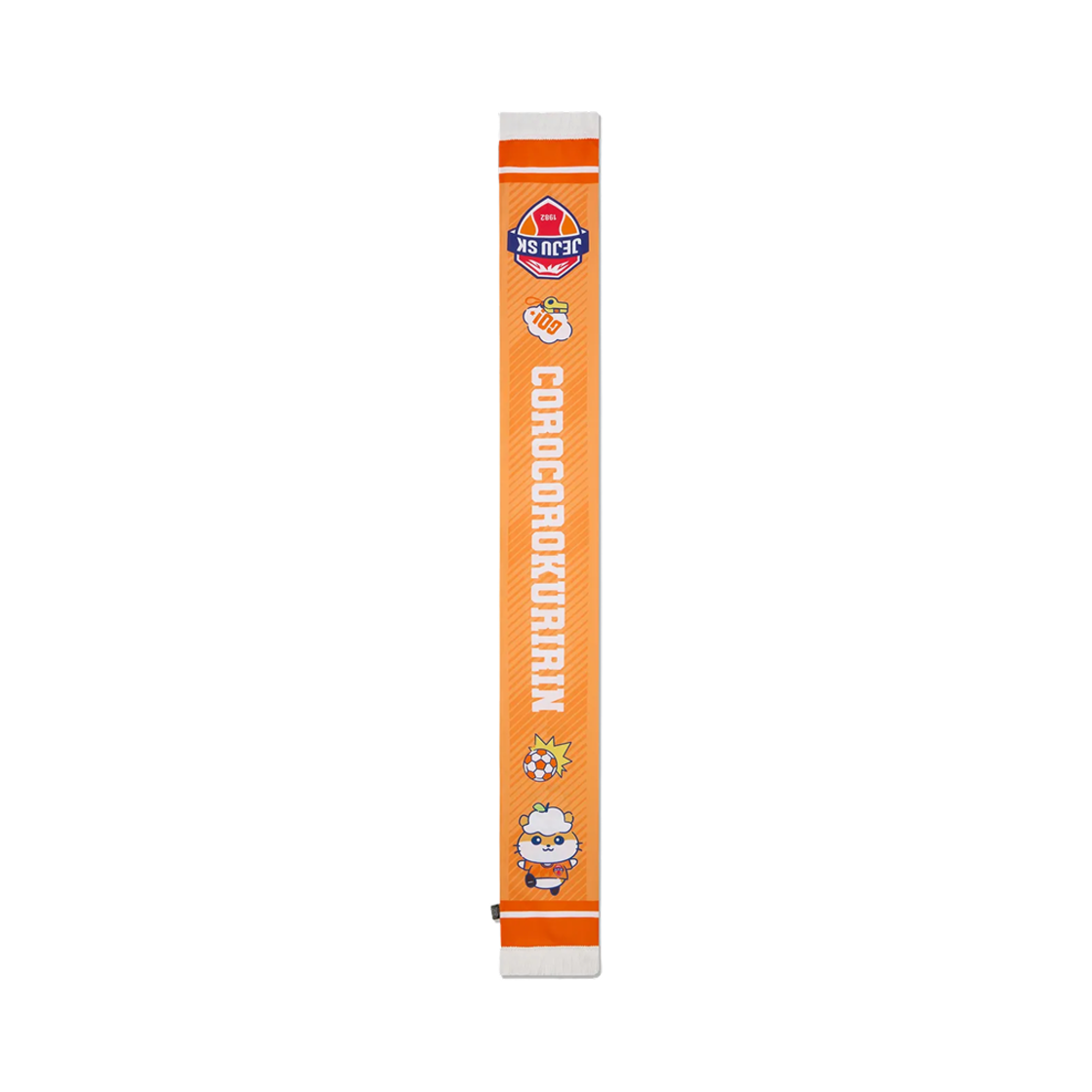 K 리그 x 산리오 캐릭터즈 2025 머플러 코로코로쿠리링 제주 SK FC 오렌지(K League x Sanrio Characters 2025 Muffler Corocorokuririn Jeju SK FC Orange)
