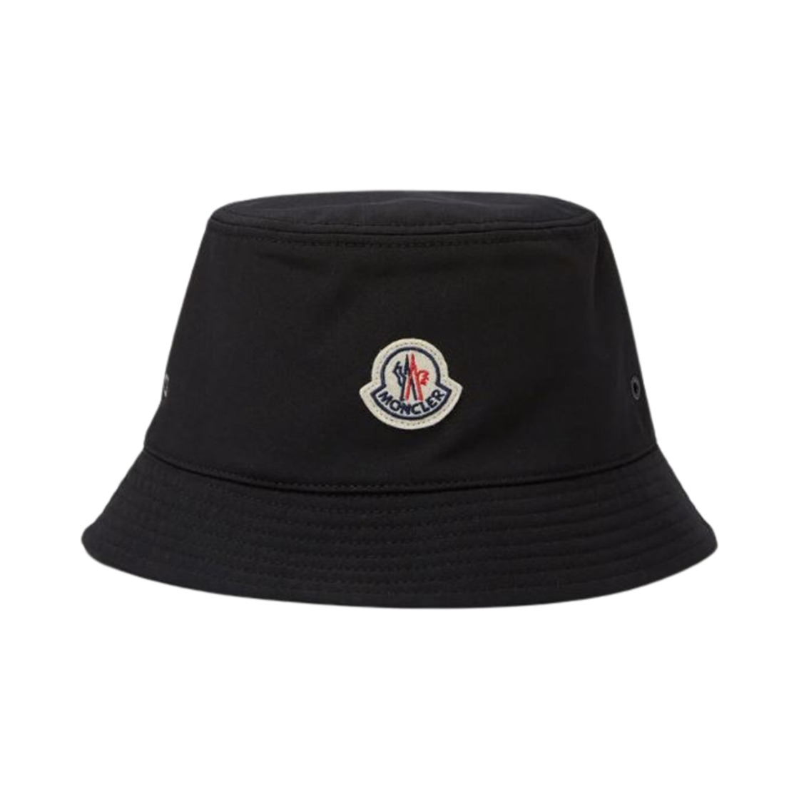 H2-093-3B00052-57843-999 (W) Moncler Logo Patch Bucket Hat in Black - 22FW