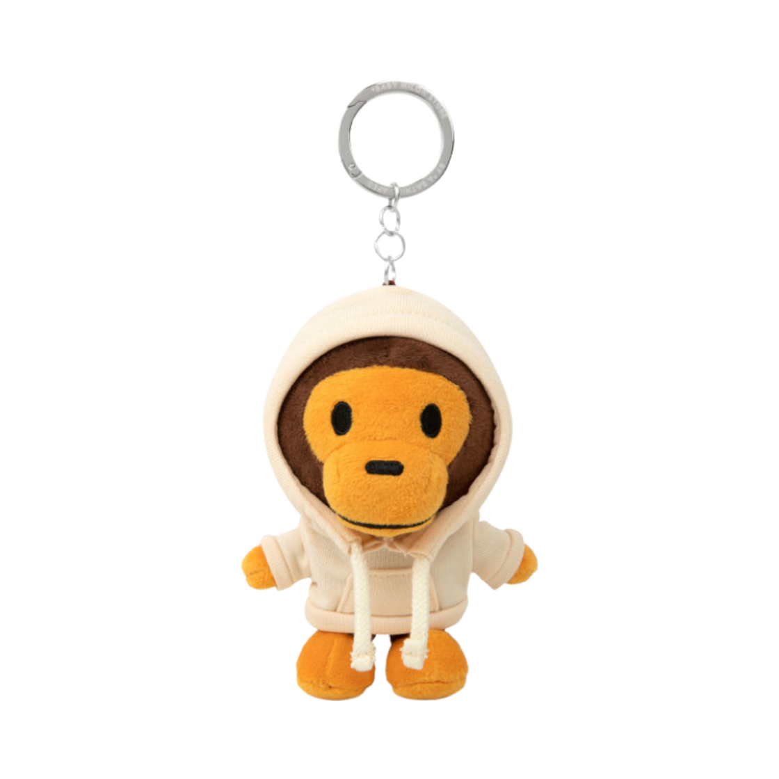 0MXACW4341XXN BAPE Baby Milo Plush Doll Keychain Ivory