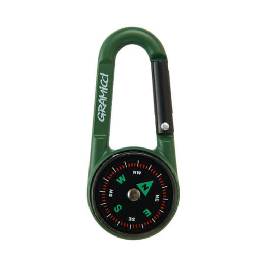 GRY241XAC06 Gramicci Carabiner Compass Olive