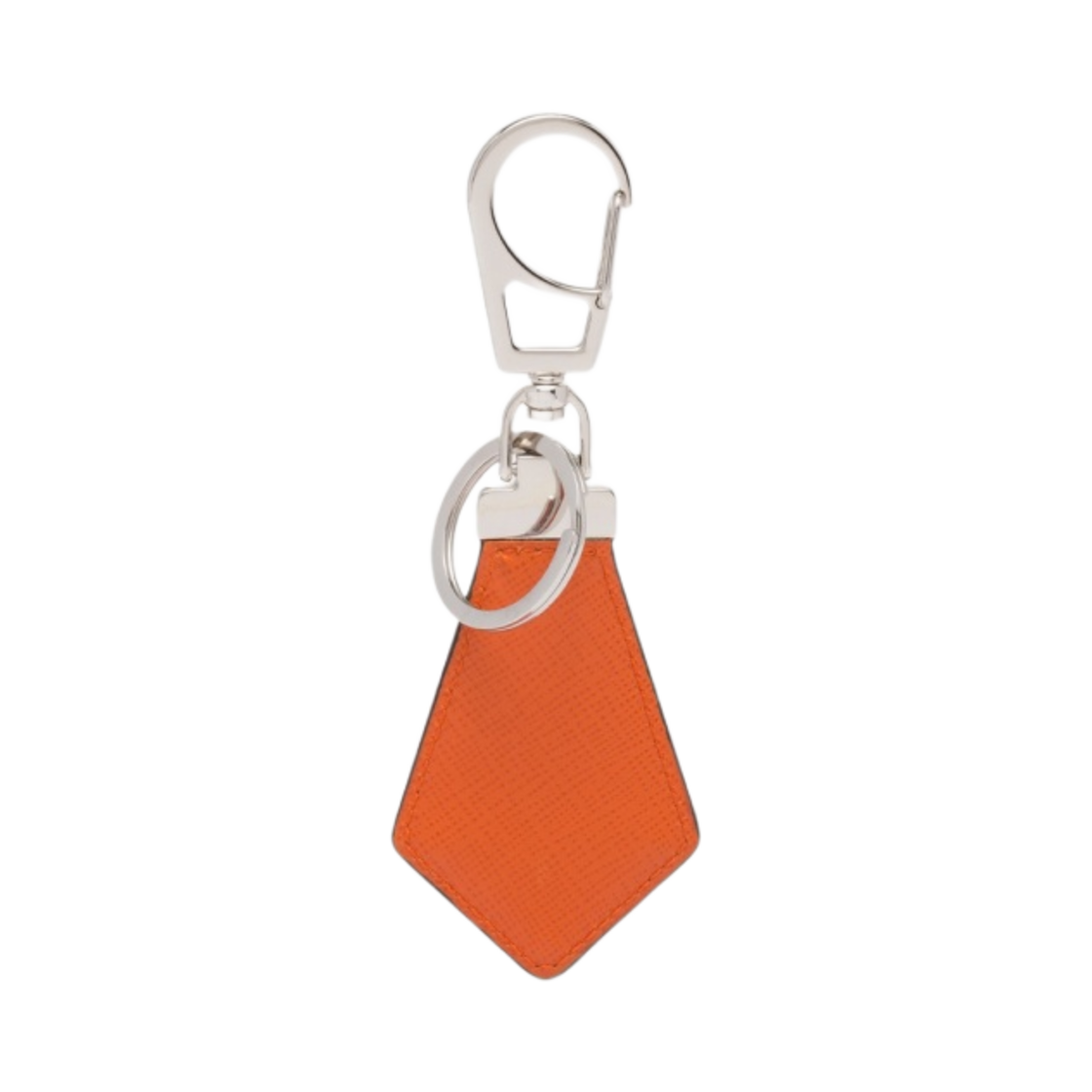 2PP041-053-F0S73 Prada Saffiano Leather Keychain Papaya - #2