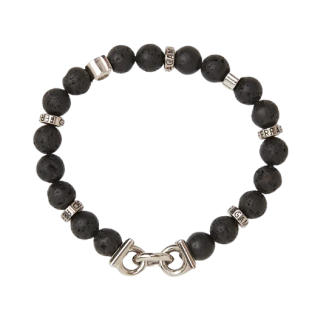 페라가모 간치니 엘라스티케이티드 브레이슬릿 블랙(Ferragamo Gancini Elasticated Bracelet Black) - 3