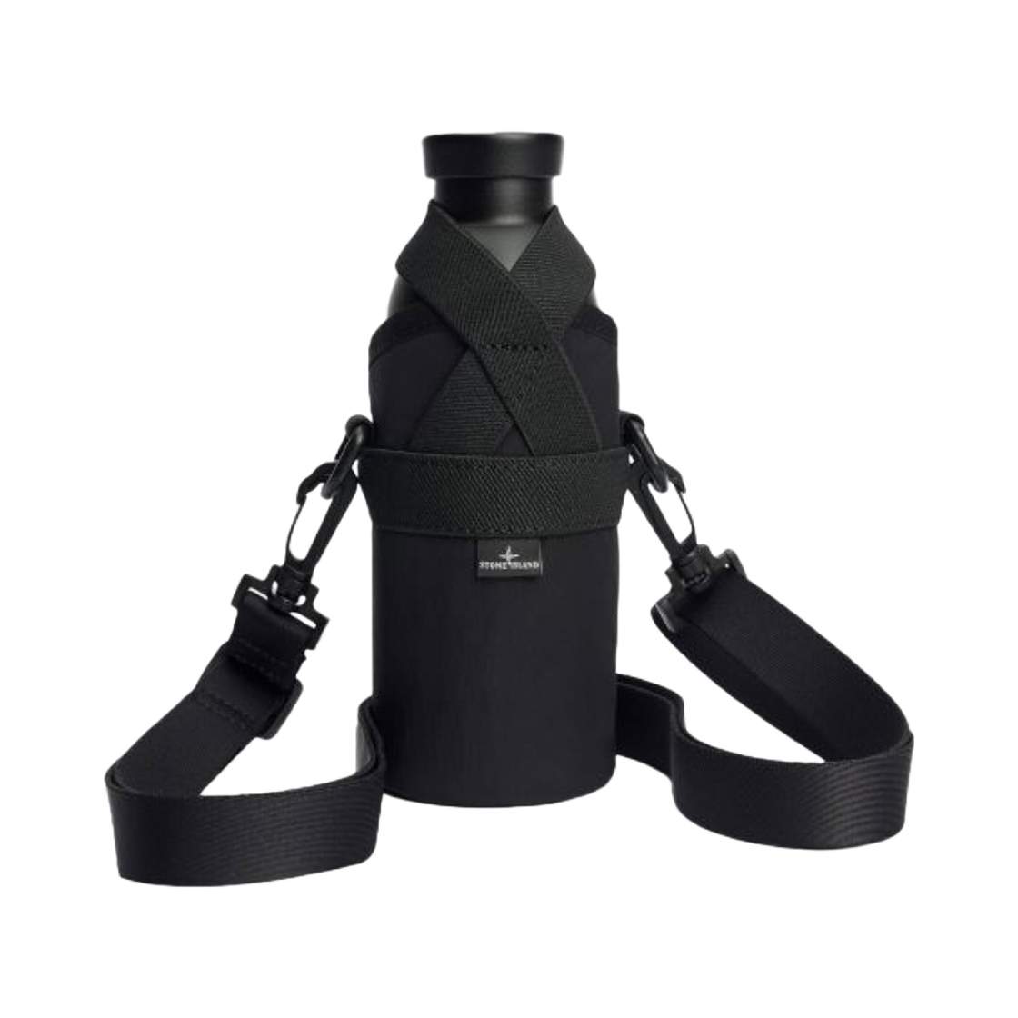 751595776-V0029/771595776-V0029 Stone Island 95776 Stainless Steel Bottle with Bag Black