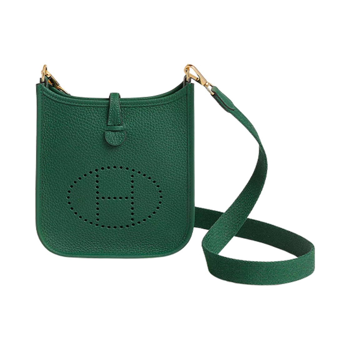 에르메스 에블린 16 아마존 백 클레망스 & 골드 하드웨어 베르 모옌(Hermes Evelyne 16 Amazone Bag Clemence & Gold Vert Moyen) - 1