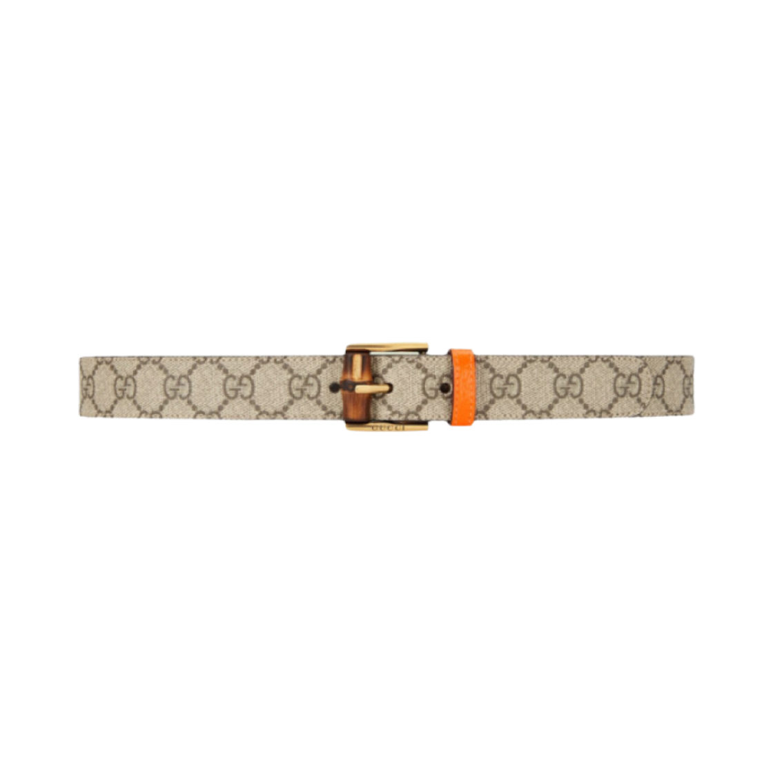 699954-HUH3T-8773 (W) Gucci Bamboo Buckle Belt Beige