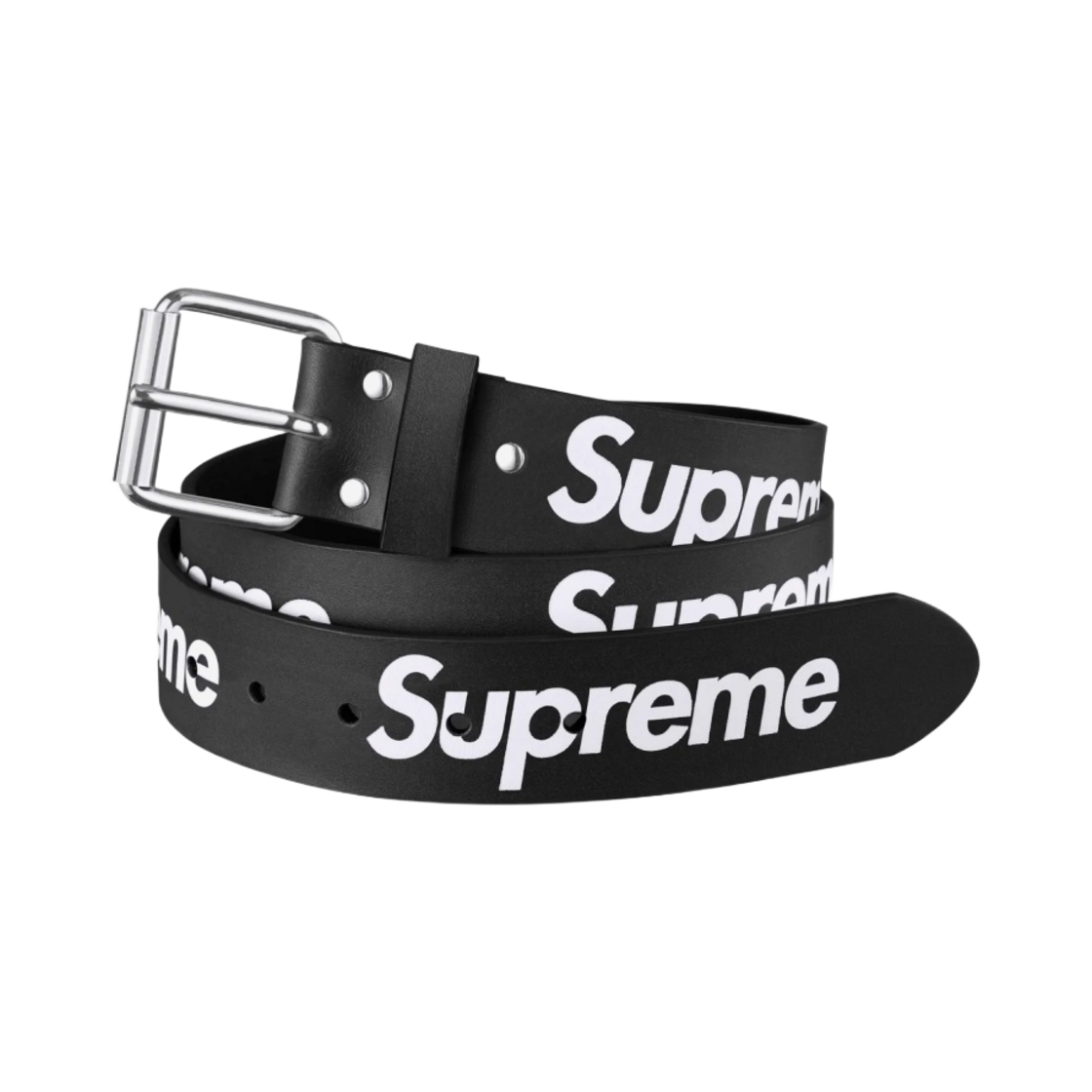 슈프림 리핏 레더 벨트 블랙(Supreme Repeat Leather Belt Black)