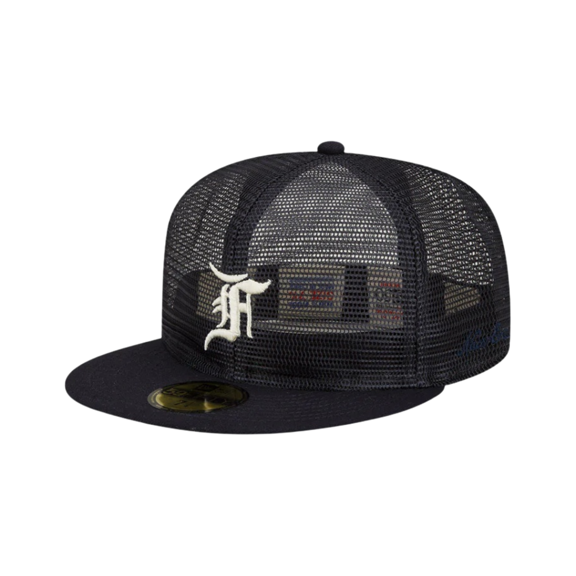 60292227 Essentials x New Era 59FIFTY Mesh Cap Navy