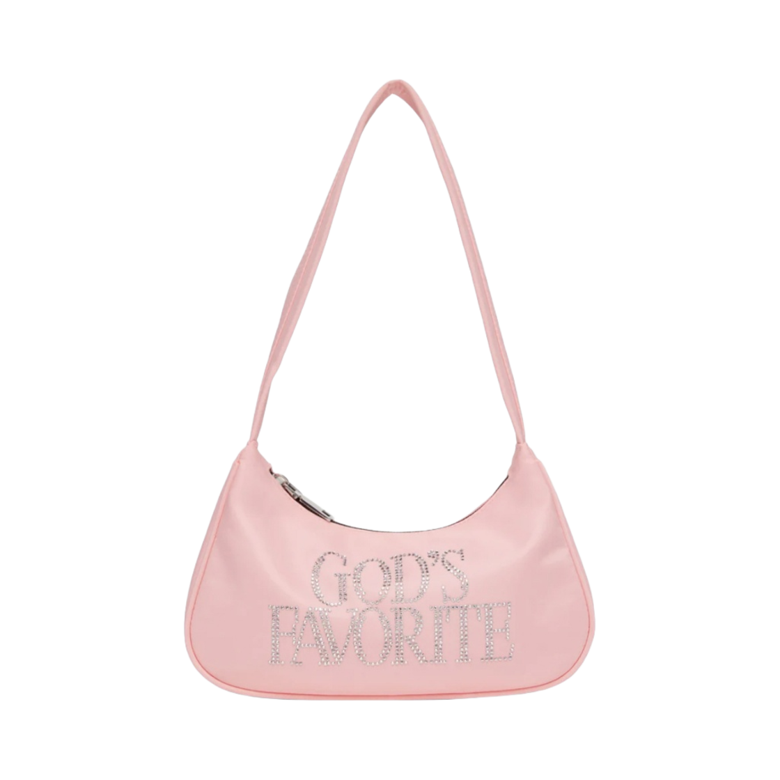 - Praying God's Favorite Rhinestone Bag Pink