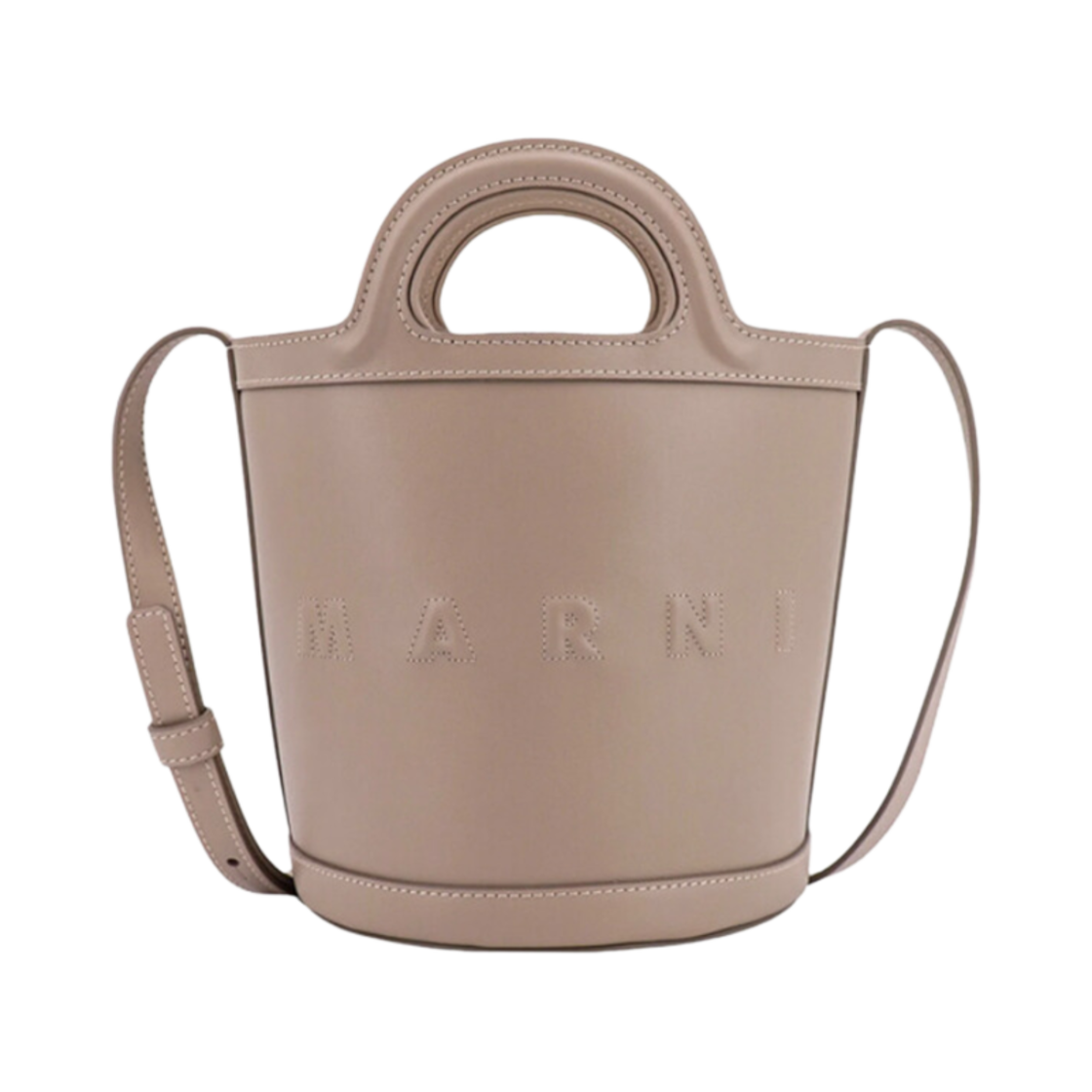 마르니 레더 트로피칼리아 스몰 버킷백 코르크(Marni Leather Tropicalia Small Bucket Bag Cork) - 1