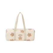 Emis Flower Boucle Crossed Body Bag Cream