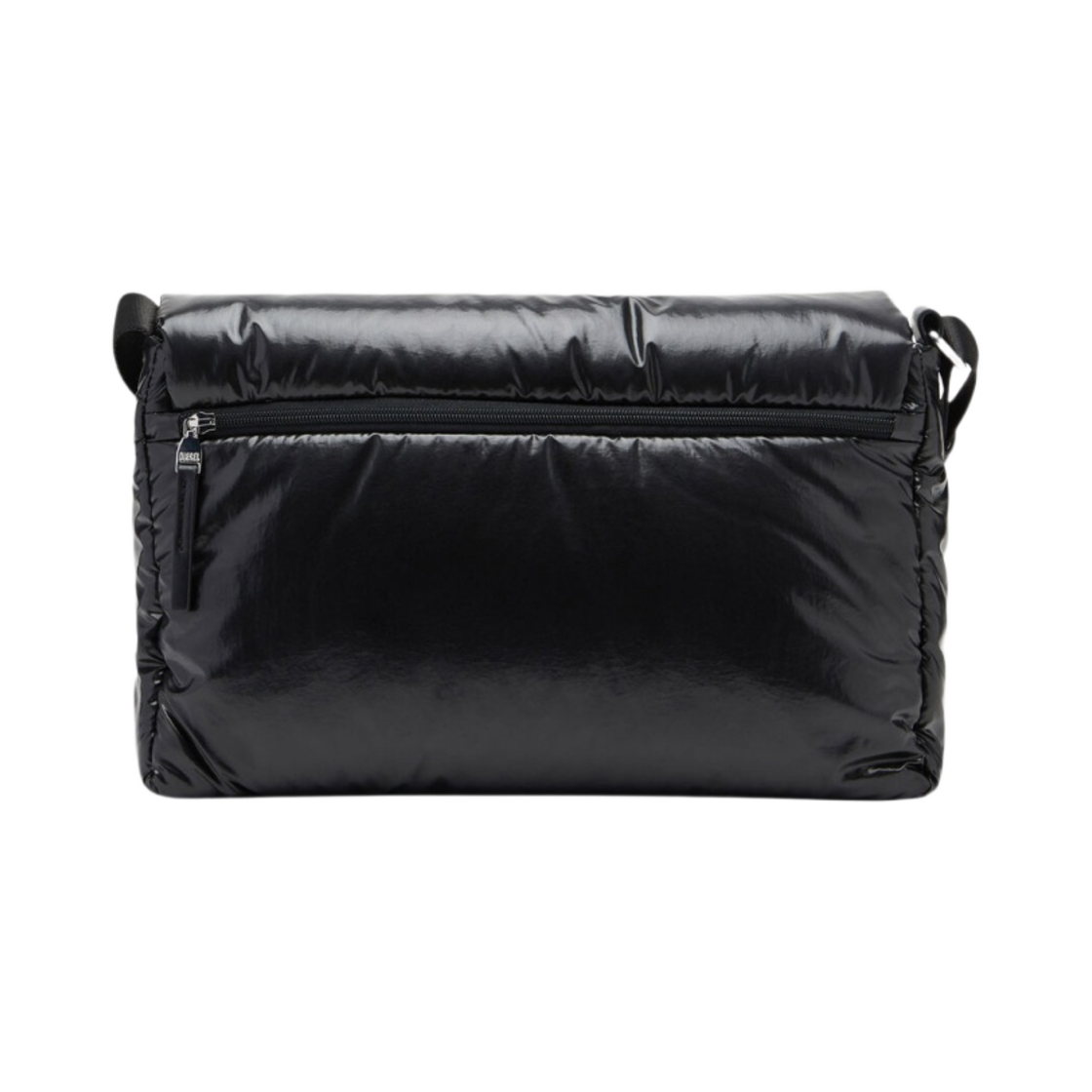 디젤 퍼프 DSL 미디움 메신저백 인레이드 로고 블랙(Diesel Puff DSL Medium Messenger Bag with Inlaid Logo Black) - 3