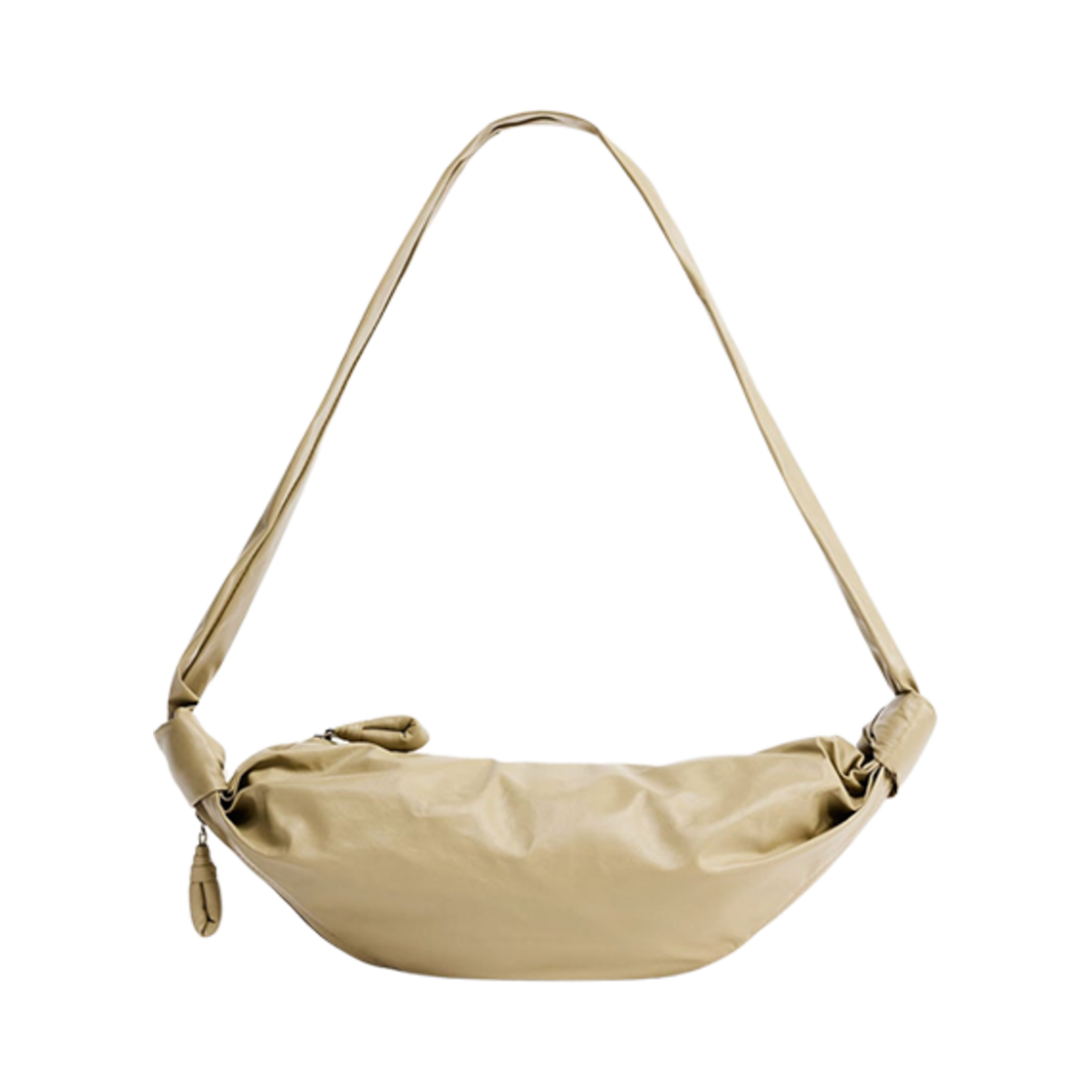BG0092-LL0028-602 Lemaire Small Soft Croissant Bag Paper Leather Dusty Sage