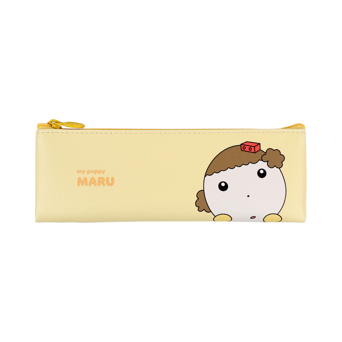 8809810183345 Maru is a Puppy Flat Pouch BlockMaru