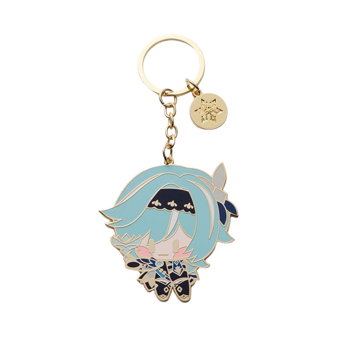 원신 SD 금속 키링 유라(Genshin Metal Keychain Chibi Character Eula) - 1