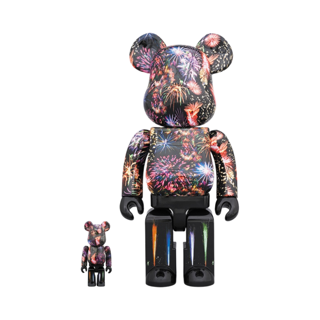 - Bearbrick Hanabi 100% & 400% Set