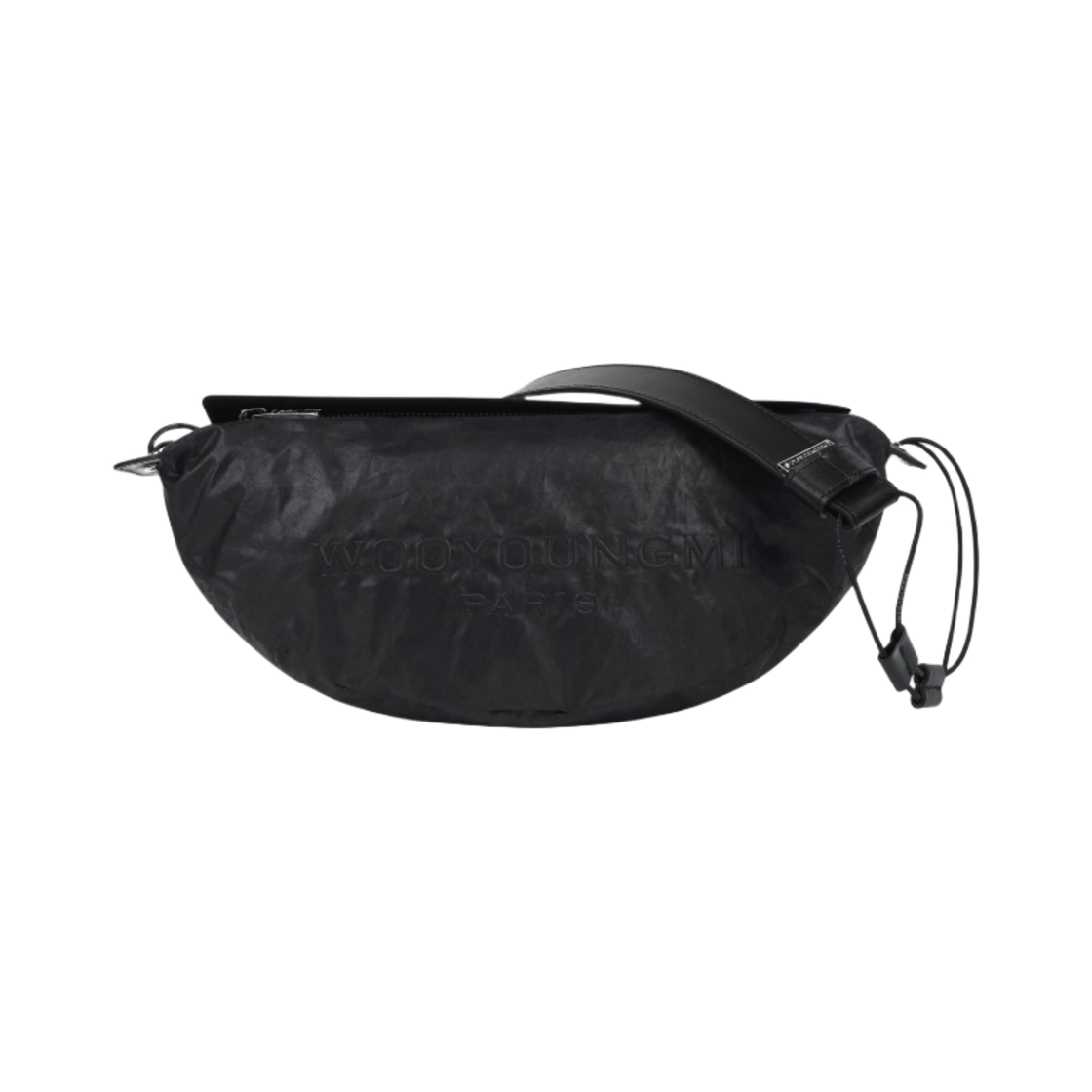 W241BA16913B Wooyoungmi Mini Moon Bag Black - 24SS