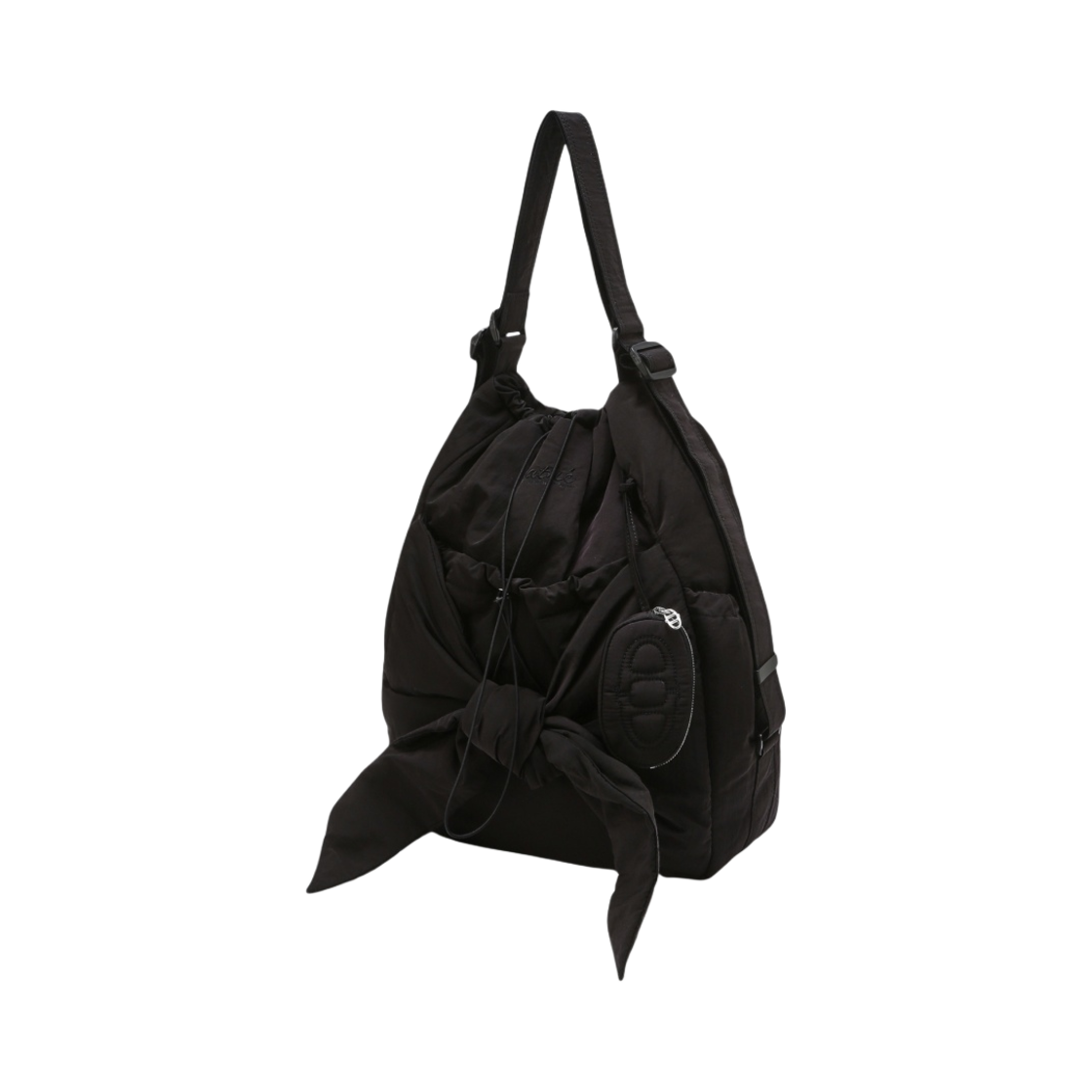 (W) 아떼 바네사브루노 르봉 리본 백팩 블랙((W) Athe Vanessabruno Ruban Ribbon Backpack Black)