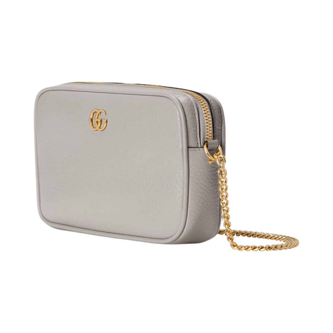 구찌 GG 마몽 미니 숄더백 그레이 레더(Gucci GG Marmont Mini Shoulder Bag Grey Leather) - 2
