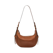 Fossil Harwell Leather Hobo Bag Brown