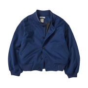 Karactor Wool Blouson Jacket Deep blue