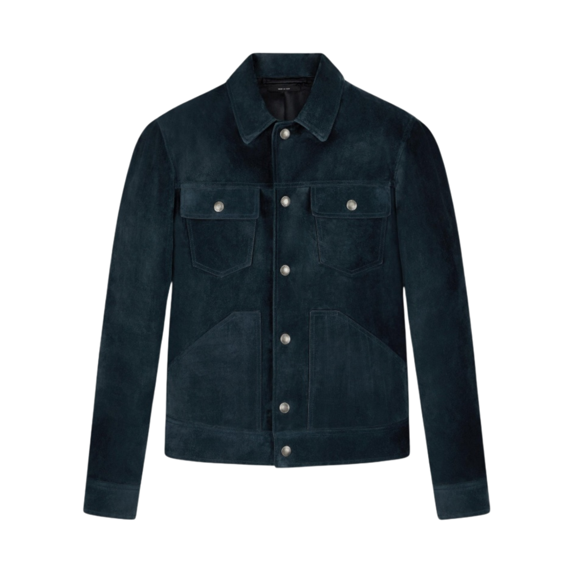 톰포드 캐시미어 스웨이드 웨스턴 자켓 페트롤