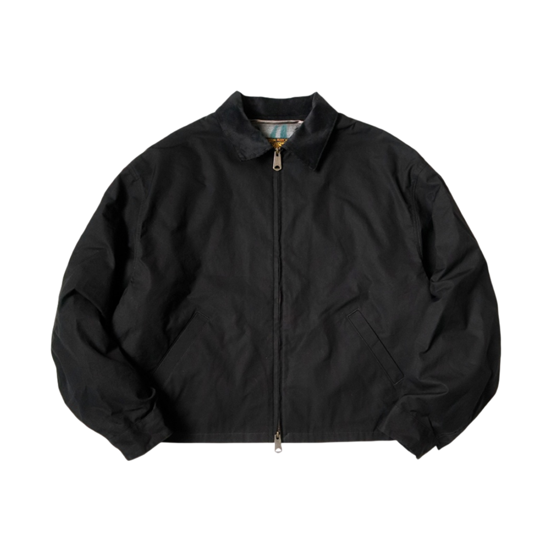 캐피탈 코튼 오일 코팅 T-백 드리즐러 자켓 블랙(Kapital Cotton Oil Coating T-Back Drizzler Jacket Black)