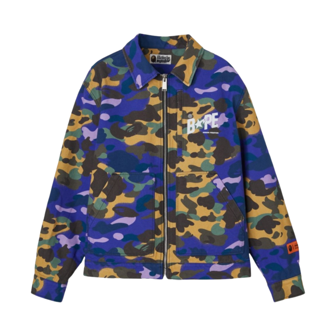 베이프 x 헤론 프레스톤 워커 자켓 카모(BAPE x Heron Preson Worker Jacket Camo) - 1