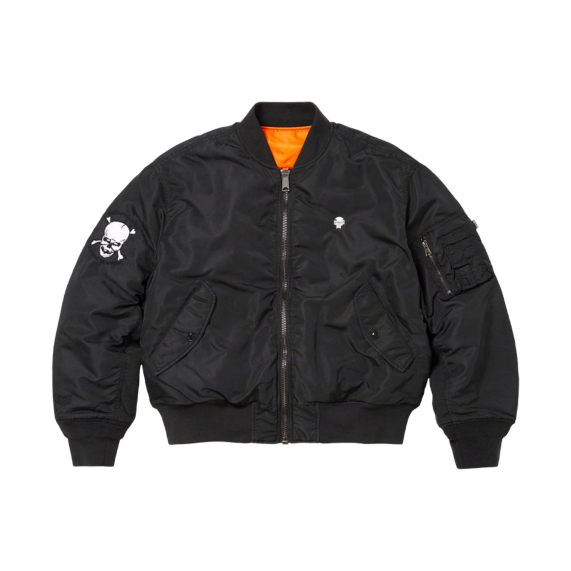 - Supreme x Bounty Hunter MA-1 Jacket Black - 23FW - 대표 이미지 #1
