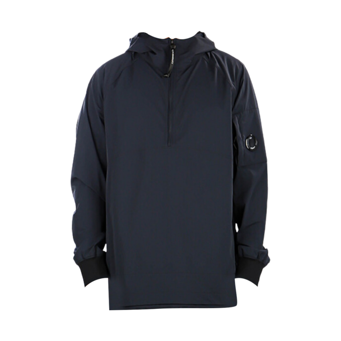 14CMSS180A005669G888 C.P. Company Nylon Stretch Double Hoodie Total Eclipse Blue - 23SS