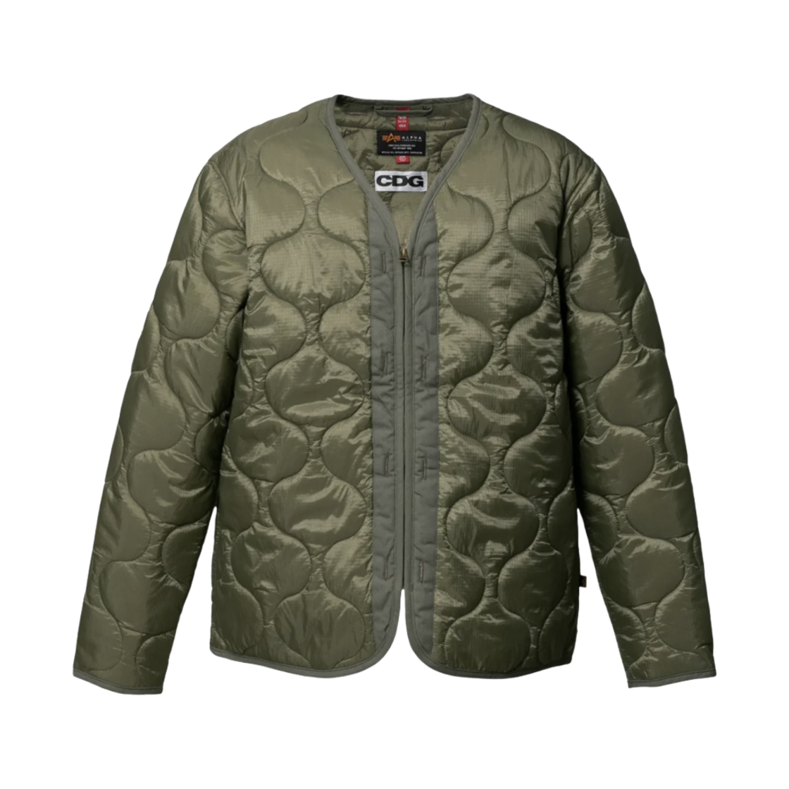SZ-J025-051-2 CDG x Alpha Industries Liner Jacket Khaki
