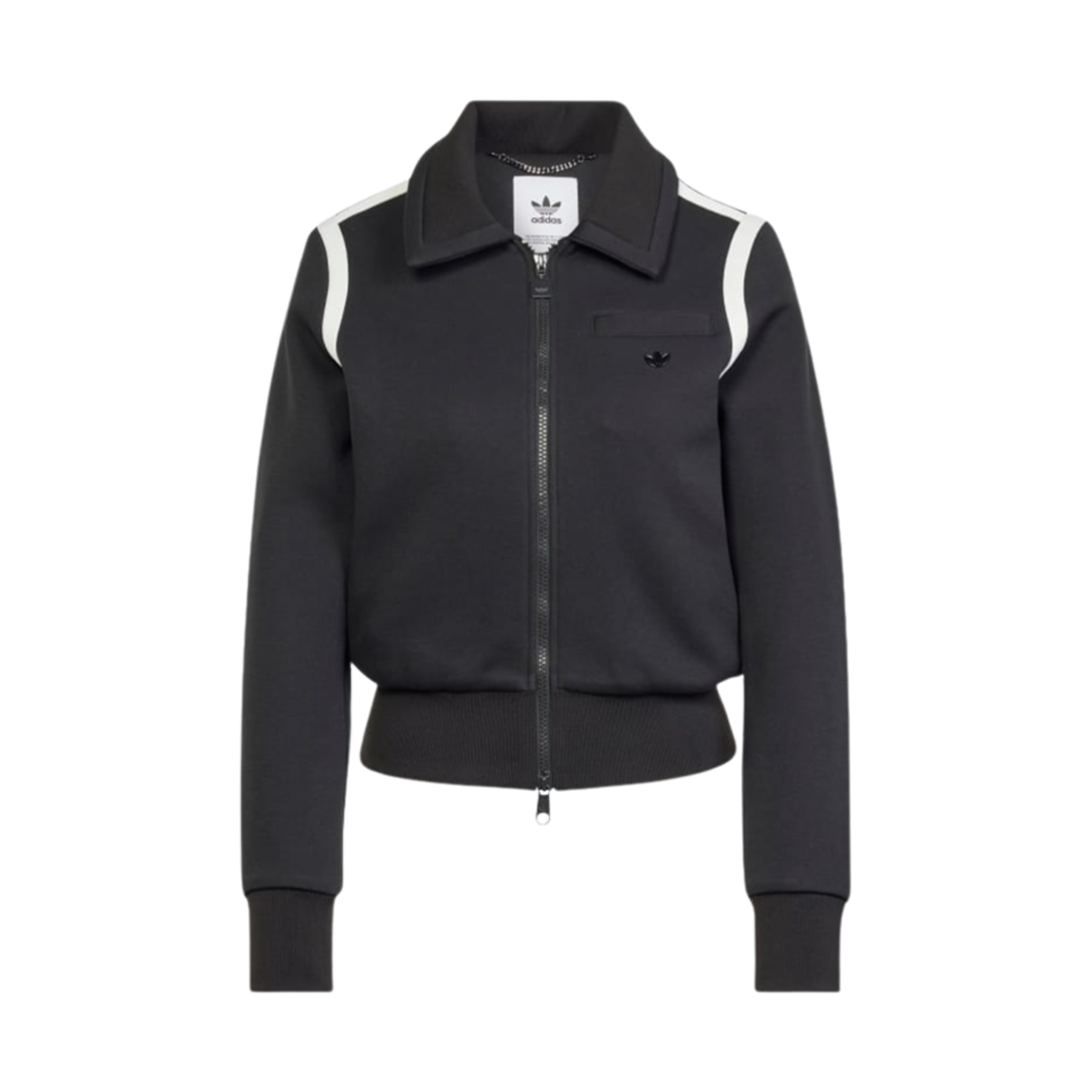 JD5470 (W) Adidas Originals Premium Collared Track Top Black - KR Sizing