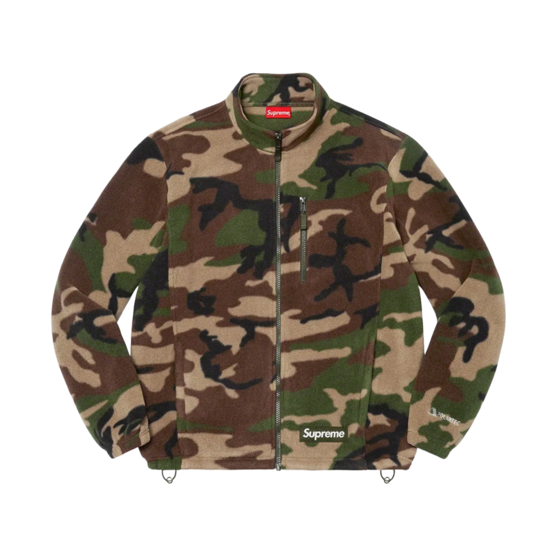 슈프림 폴라텍 집 자켓 우드랜드 카모 - 22FW(Supreme Polartec Zip Jacket Woodland Camo - 22FW) - 1