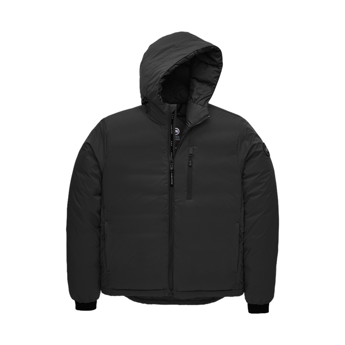 캐나다 구스 롯지 후디 블랙 라벨 블랙(Canada Goose Lodge Hoody Black Label Black)