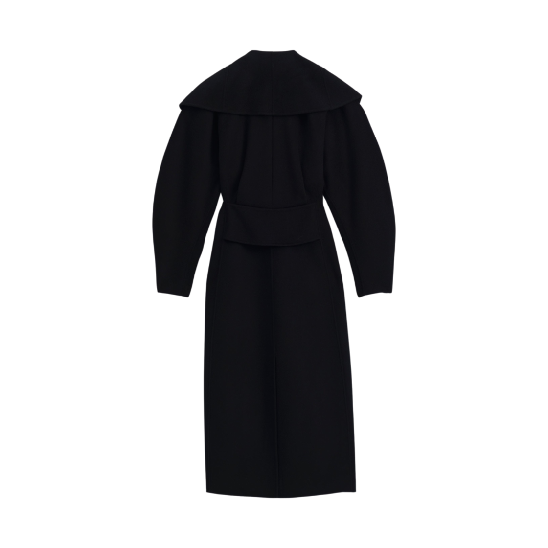 (W) 자라 리미티드 에디션 100% 울 코트 블랙((W) Zara Limited Edition 100% Wool Coat Black) - 2