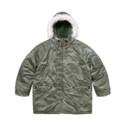 Supreme Washed Flight Satin N-3B Parka Olive - 24FW