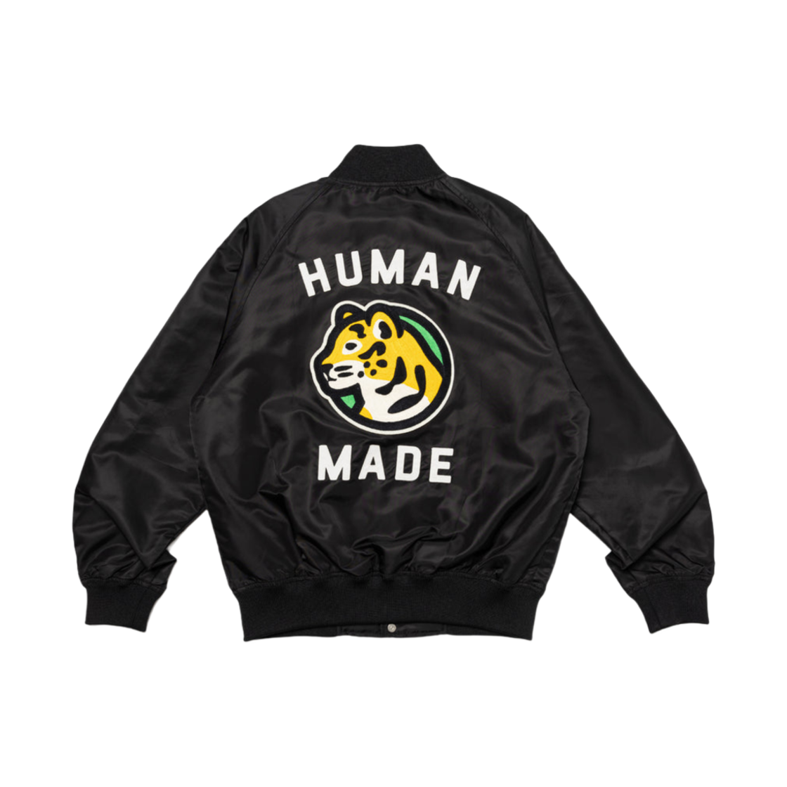 휴먼 메이드 나일론 스타디움 자켓 블랙(Human Made Nylon Stadium Jacket Black)