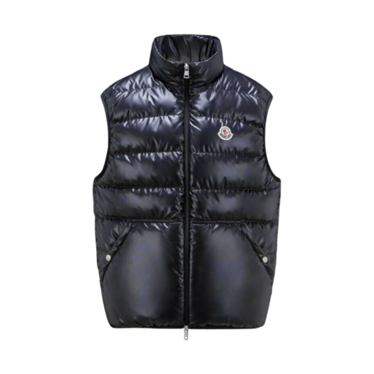 Moncler Aube Down Gilet Navy Blue - 23FW