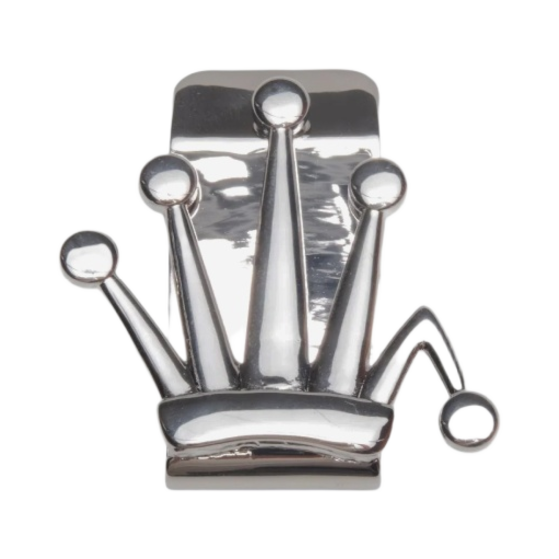 스투시 벤트 크라운 머니 클립 실버(Stussy Bent Crown Money Clip Silver)