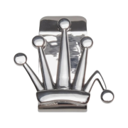 Stussy Bent Crown Money Clip Silver