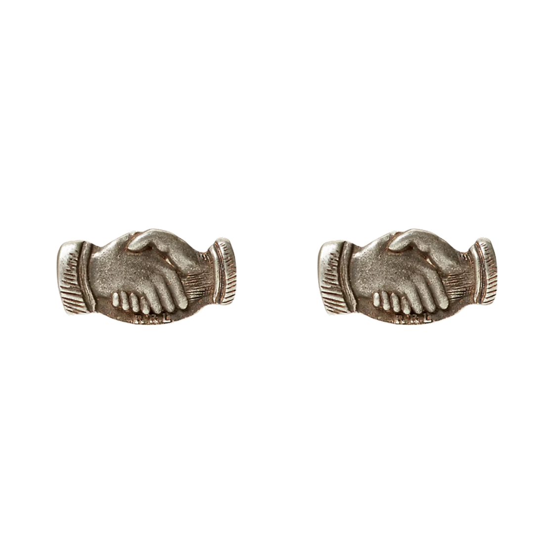 더블알엘 핸드쉐이크 커프 링크 실버(Double RL Handshake Cuff Links Silver) - 1