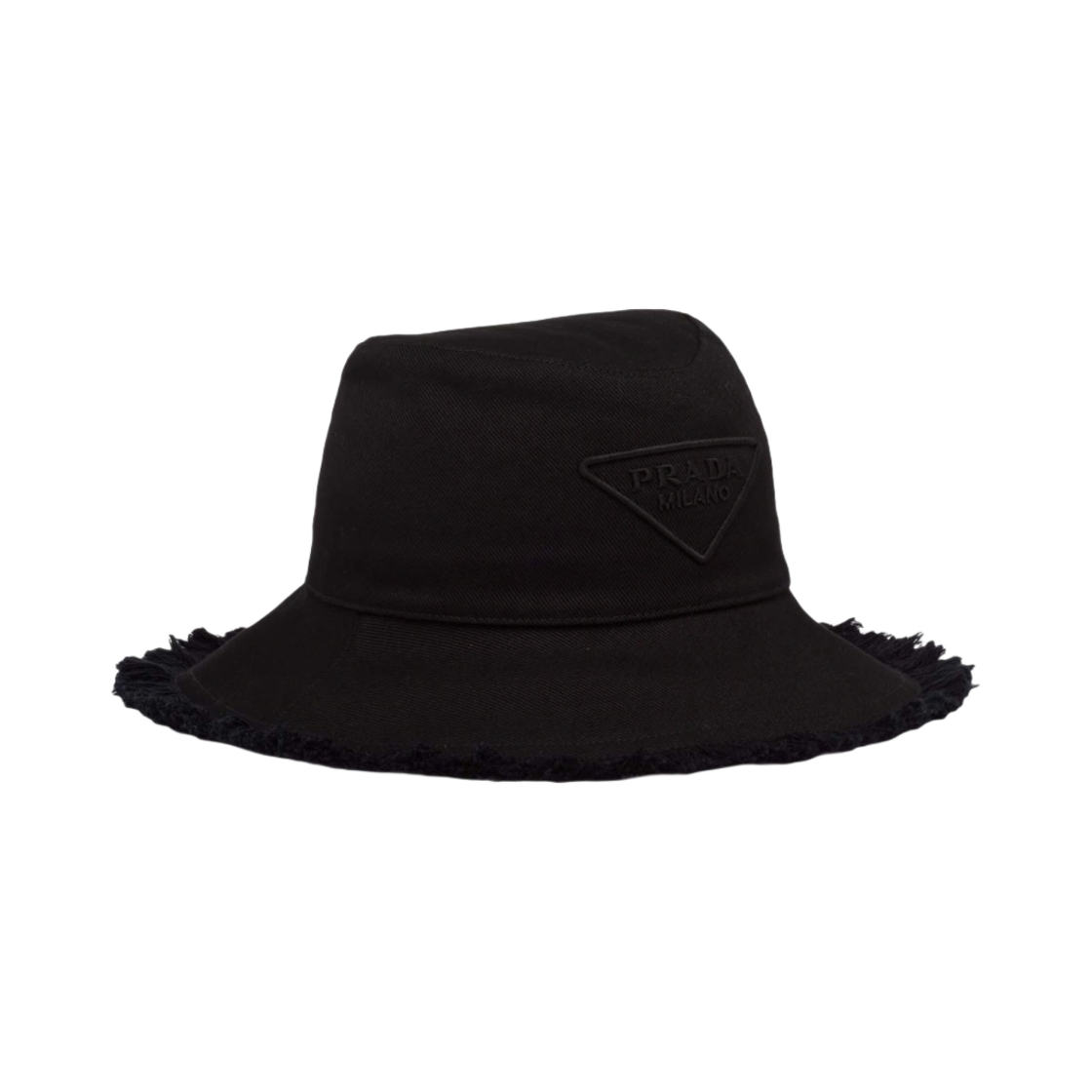(W) 프라다 드릴 햇 블랙((W) Prada Drill Hat Black) - 1